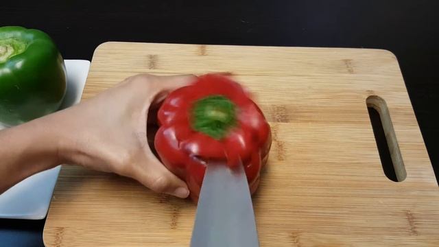 Steamed Stuffed Bell Peppers ( សាច់ជ្រូកចញ្ជ្រាំ ញាត់ម្ទេសផ្លោកចំហុយ ) khmer food смотреть онлайн