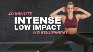 kaykay - 40 MIN Low Impact | No Equipment | No Jumping | No Repeat | INTENSE FULL BODY