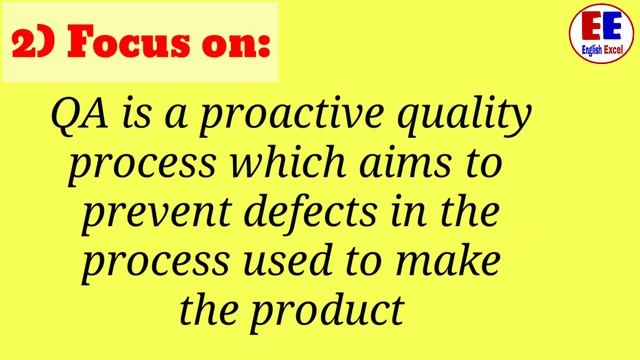 Quality Assurance VS Quality Control | Difference between QA and QC | QA vs QC | English Excel смотреть онлайн