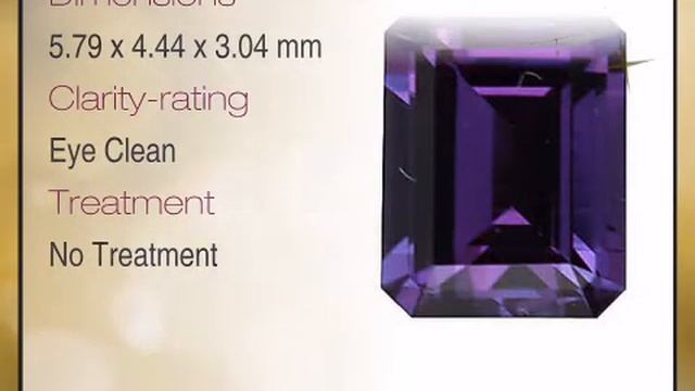 Lovely Alexandrite Vivid Greenish Blue To Purplish Pink Gemstone For SALE, Emerald Cut, 0.76 Carats
