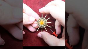 Плетение миниатюрных мандал из натуральных камней