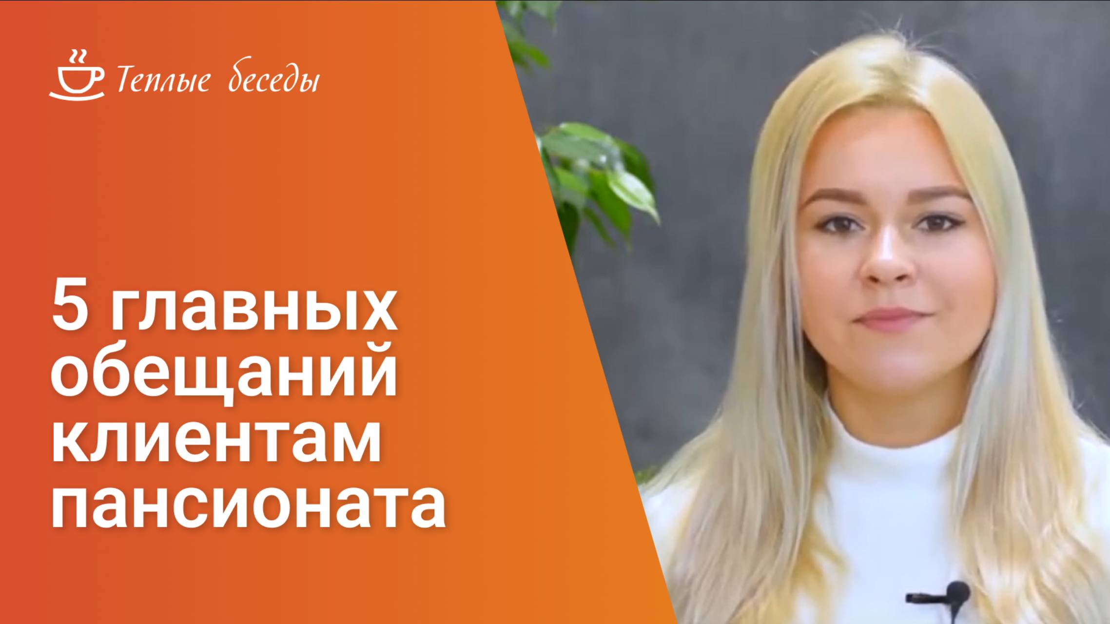 5 главных обещаний клиентам пансионата «Тёплые беседы» смотреть онлайн