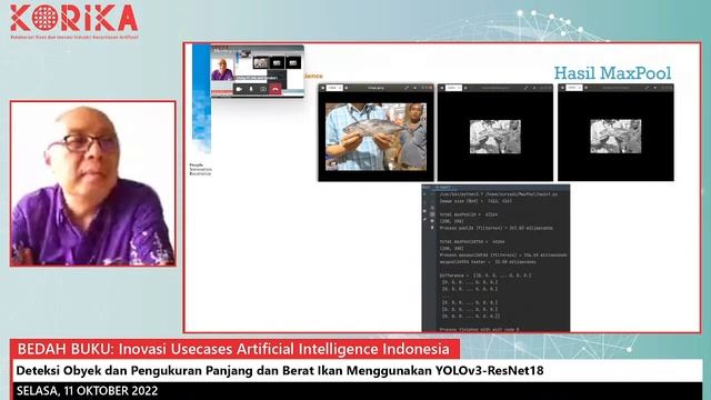Bedah Buku Inovasi Usecases AI Indonesia: Deteksi Obyek dan Pengukuran Panjang dan Berat Ikan смотреть онлайн