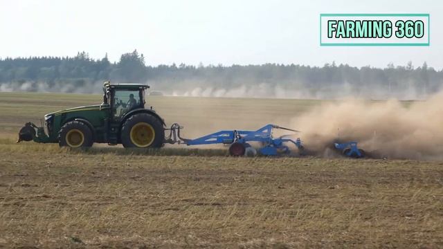 Tillage 2022 | John Deere 8400R & Lemken Rubin 12/600 KUA Disc Harrow