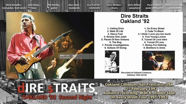 Dire Straits — 1992-FEB-02 — Oakland - 2nd night [AUDIO ONLY] смотреть онлайн