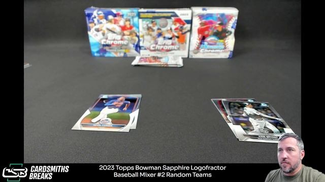 2023 Topps Bowman Sapphire Logofractor Baseball Mixer #2 смотреть онлайн