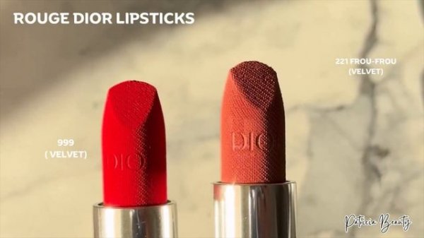DIOR ~ NEW ROUGE DIOR LIPSTICKS / NATURAL LIGHT SWATCHES & DEMO / DIOR LIPSTICK