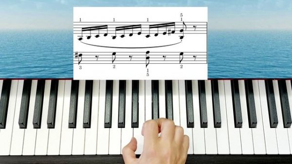 Этюд  Шитте Школа Игры на Фортепиано Техника для Начинающих + НОТЫ🎵