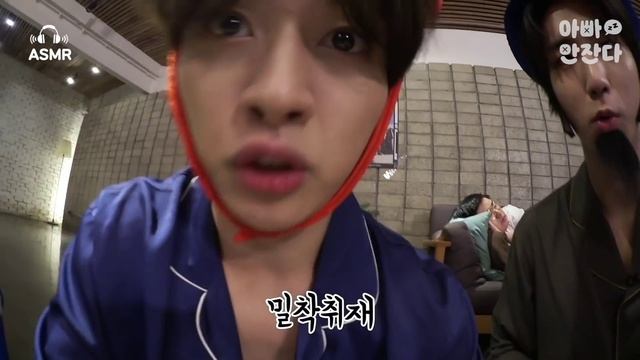 (Русская озвучка Kadza) Stray Kids готовят шоколад пока папа спит [After_zzZ]