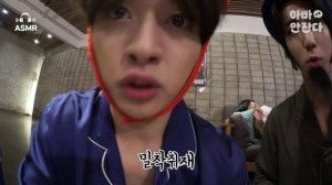 (Русская озвучка Kadza) Stray kids готовят шоколад пока папа спит [After_zzZ]