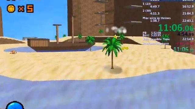 SM64 Sapphire - 30 Star Speedrun 21:51