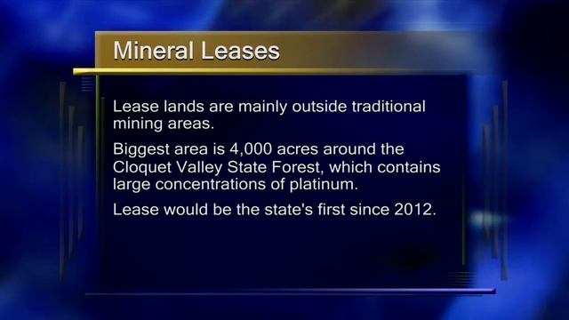 DNR Announces Plans to Sell Mineral Leases - Lakeland News at Ten - June 23, 2015 смотреть онлайн