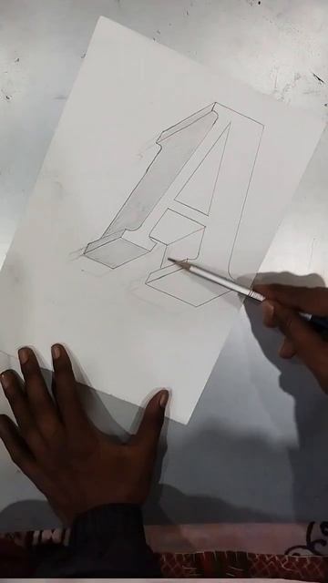 A Alphabet Art #shorts #short #shortsvideo