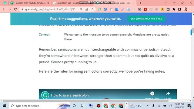 Introduction To Semicolon/ 2022 смотреть онлайн