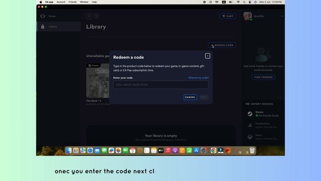 How to redeem code in EA App on mac смотреть онлайн