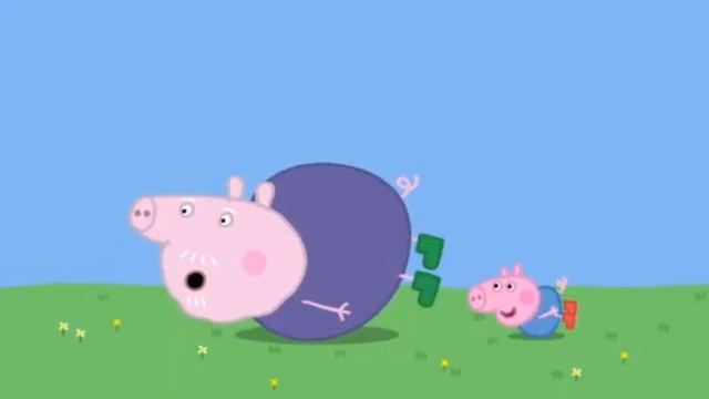 Свинка Пеппа українською 1 сезон 46 серія Жабки,черв'яки та метелики смотреть онлайн