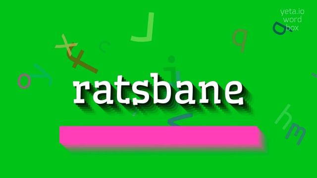 RATSBANE - HOW TO PRONOUNCE IT? #ratsbane смотреть онлайн