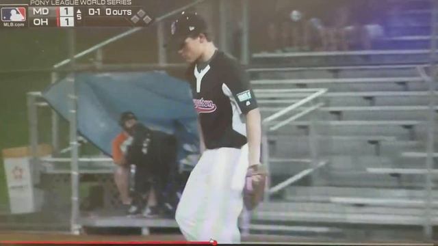 2017 pony league world series David Clever hitting a double for Hagerstown md смотреть онлайн