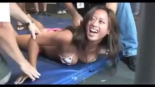 This Hot Chick Gets Tasered For Charity, And Takes It Like A Champ!!! смотреть онлайн