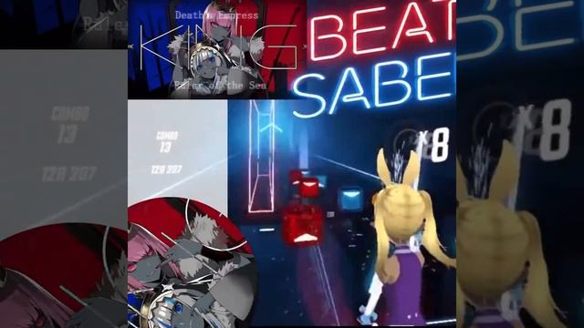 【BeatSABER】KING / Gawr Gura x Calliope Mori (Cover)【horoliveEN】 смотреть онлайн