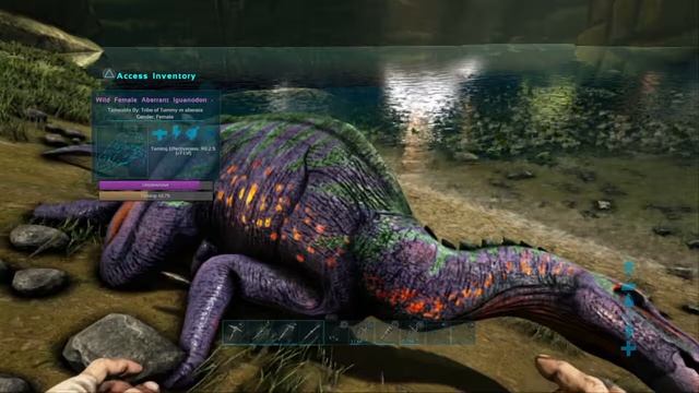 ARK: Survival Evolved_ iguanodon tame aberration смотреть онлайн