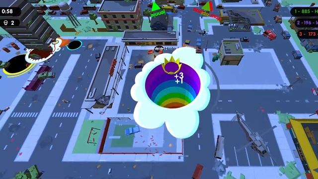 Hole.io Map Control: 100.00% - Time Mode Big Hole WORLD RECORD #298 смотреть онлайн