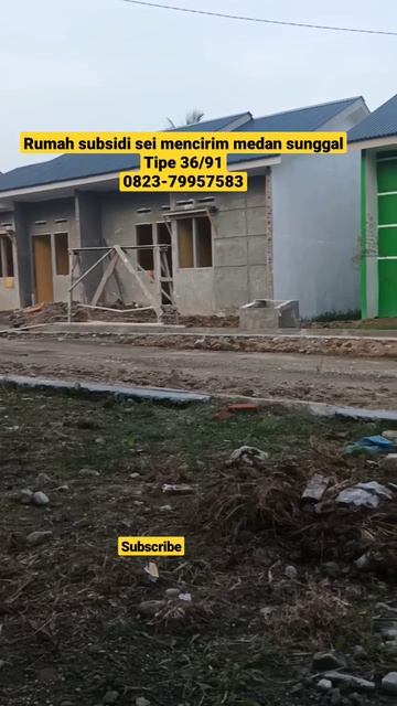 Rumah kpr subsidi sei mencirim medan sunggal #rumahsubsidi #medan смотреть онлайн