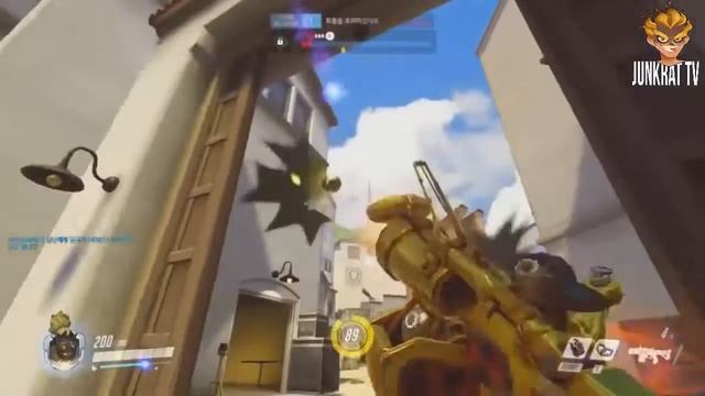 «MONSTER» BEST KOREAN JUNKRAT Hollywood Overwatch Pro Replays