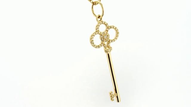 Золотой кулон с бриллиантами. Ж/З Ю54348 смотреть онлайн