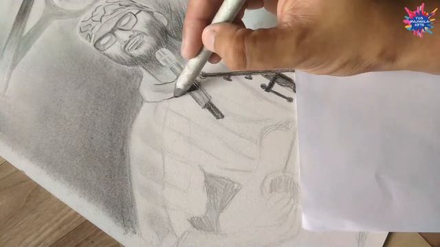 Arijit Singh Drawing | Arijit Singh Charcoal & Graphite Drawing | Arijit Singh Charcoal Painting смотреть онлайн