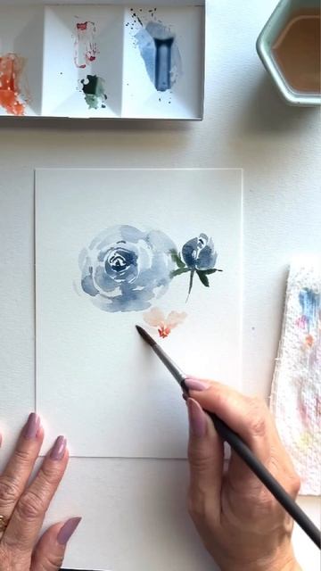Let’s paint a bouquet of Blue Roses! смотреть онлайн