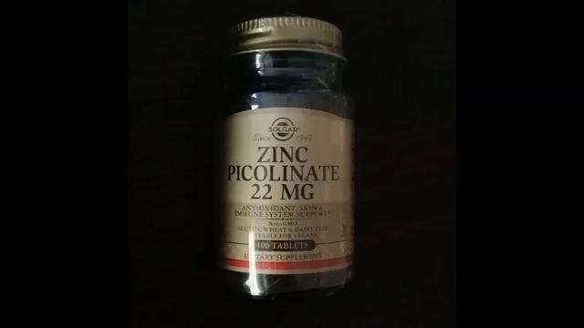 Solgar, Zinc Picolinate, 100 Tablets