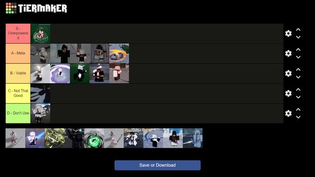 TYPE SOUL FULL ARRANCAR WEAPON TIERLIST [OLD]