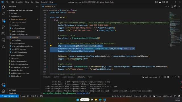 Connect your home PV system to AWS cloud - Part 2 - AWS IoT Greengrass edge solution deep dive смотреть онлайн