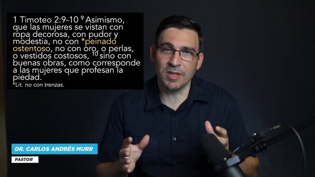 ¿Debe estar la mujer en silencio y Sujeta? 1 Tim. 2:11-15 | Dr. Carlos Andrés Murr 🤫 смотреть онлайн