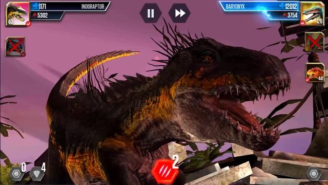 BAGEHESAURUS VS BAGEHERPETON | JURASSIC WORLD THE GAME смотреть онлайн