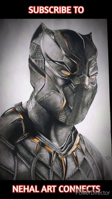 How to Draw Black Panther | 16 hour drawing |The Avengers | #shortsI @VK ArtBox @Sourav joshi Arts смотреть онлайн