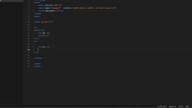 ***Таблицы в VS CODE. HTML/CSS. TABLES*** 📑 смотреть онлайн