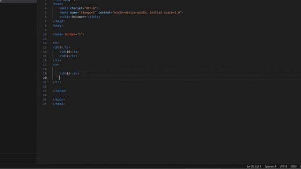 ***Таблицы в VS CODE. HTML/CSS. TABLES*** 📑