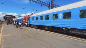 ЖД-вокзал Иркутска - прибытие монгольского поезда с китайскими туристами | Железная дорога в Сибири