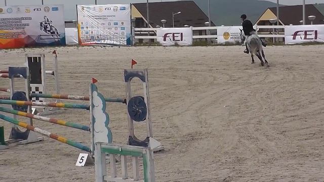 Жаналиев Виктор и Амазонит 110см. 5-е Летние молодежные спортивные игры РК, 06-07 Мая 2021. смотреть онлайн