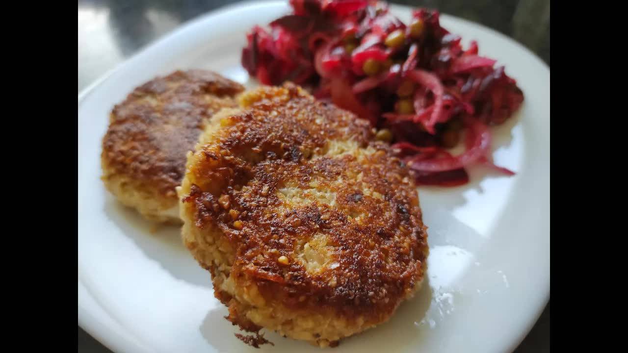 Постные котлеты с грецким орехом — мяса нет, вкуса много! 🥜🍴 смотреть онлайн