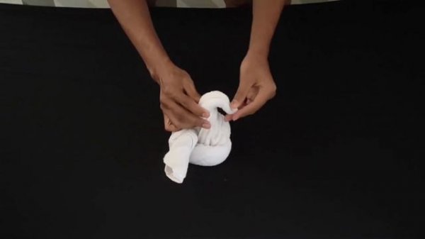 5 easy ways to make swans out of towels | towel folding swan | towel art | towel origami swan