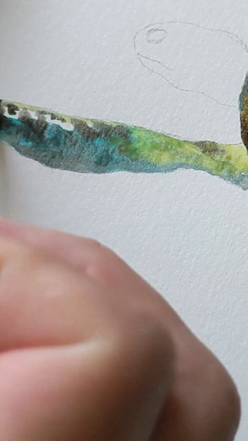 Sea Turtle Watercolor for a Florida Wildlife Art Exhibit смотреть онлайн