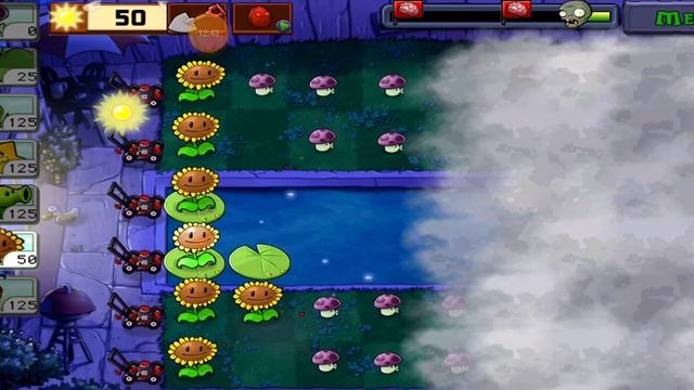 Туман плотный ничего не видно, кроме моего поражения. Растения против зомби tomatos. смотреть онлайн