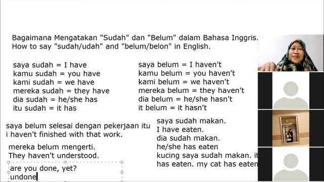 HOW TO SAY SUDAH AND BELUM IN ENGLISH смотреть онлайн