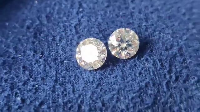 White Loose Moissanite Stone D Color Round Excellent Cut VVS1 with Certificate смотреть онлайн