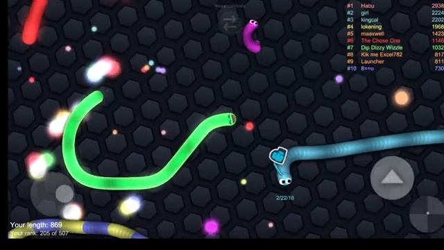Slither.io SMILE! смотреть онлайн