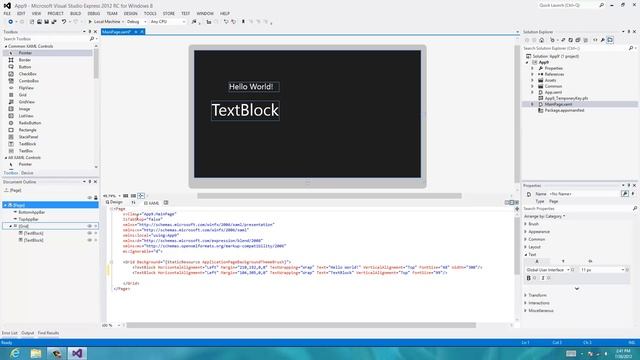 Tutorial 3: Windows 8 Development in C#, Basic XAML смотреть онлайн