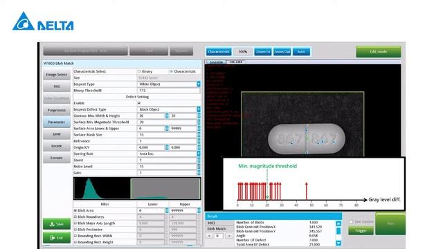 Machine Vision System DMV2000 Tutorial - Tablet Stain Detection смотреть онлайн